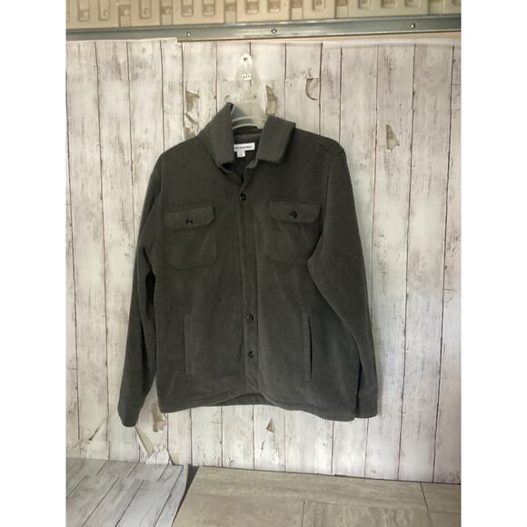 Amazon Essentials Men's Warm Jacket Cargo Fleece Jacket Outdoor Warm Plain XL - Picture 1 of 5